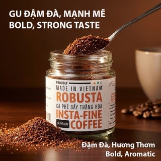 Cà Phê Hòa Tan Đen Insta-Fine 100% Fine Robusta (Pha Lạnh) – Đậm Gu, Tỉnh Táo Tức Thì