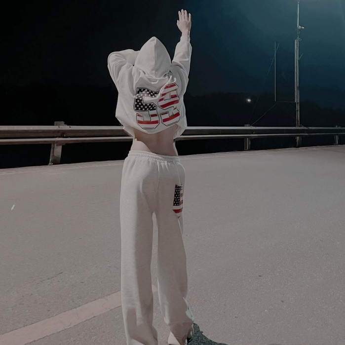 Bộ Hoodie + Quần Jogger Xám Số 23 Unisex, Set Nỉ Dày Form Rộng Streetwear Hot Trend