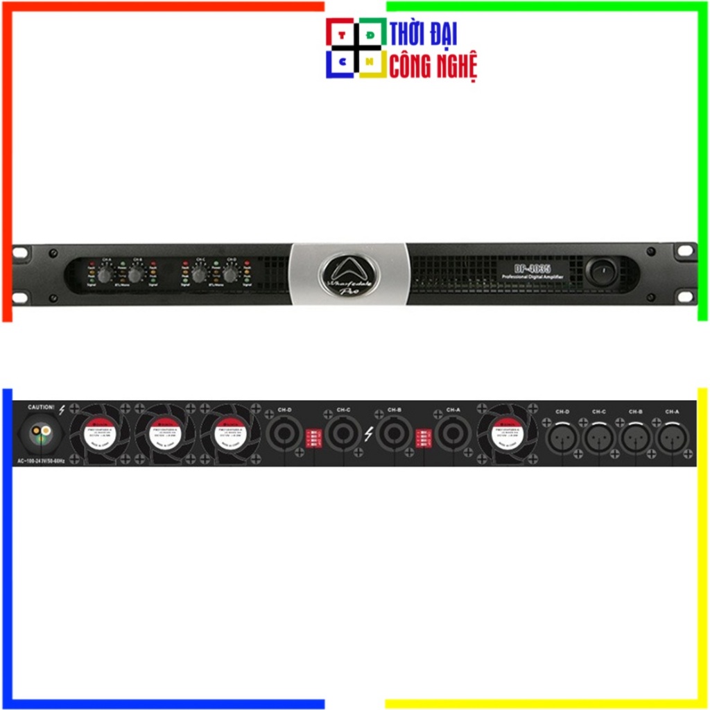 Cục Đẩy Công Suất 4 Kênh Wharfedale Pro DP-4035 Class D, 350W/Kênh, Hàng Chính Hãng PGI BH 12 Tháng
