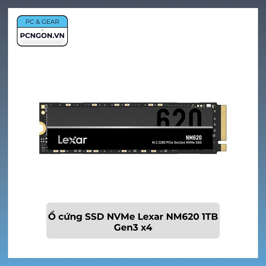 [PCNGON] Ổ cứng SSD NVMe Lexar NM620 1TB Gen3 x4