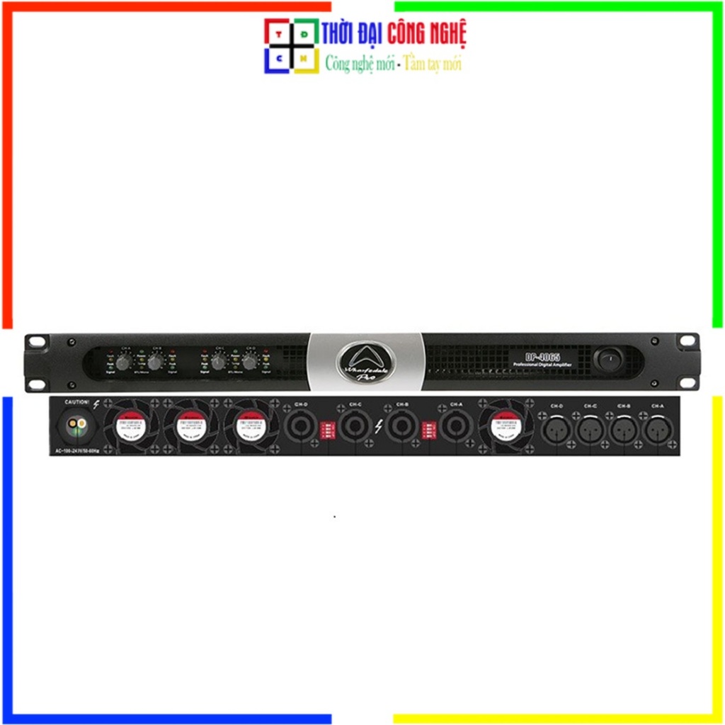 Cục Đẩy Công Suất 4 Kênh Wharfedale Pro DP-4065 Class D, 650W/Kênh, Hàng Chính Hãng PGI BH 12 Tháng