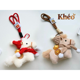 [KHÉO] Charm ngựa may mắn 2026 hàng LOẠI 1 treo túi, móc khoá phong thuỷ tài lộc