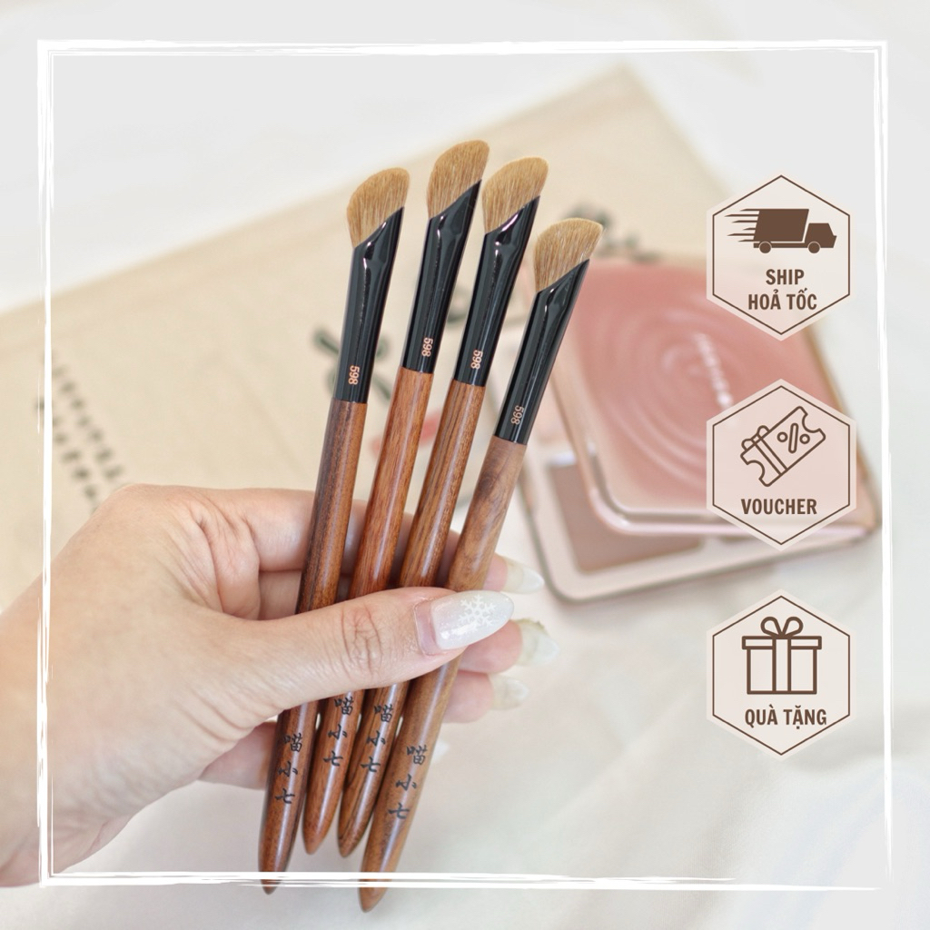 Cọ Đánh Khối Mũi Meow Little Seven Firefox 598 – Cọ Contour Mũi Nhỏ Gọn, Tán Khối Tự Nhiên, Không Lộ