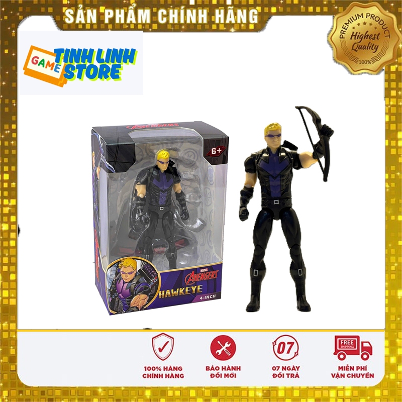 Mô hình Marvel - Avengers -  Hawkeye (4 Inch) - ZD Toys