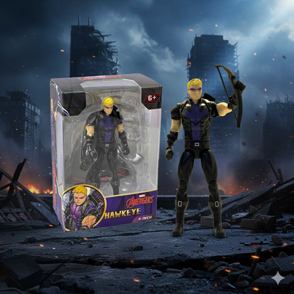 Figure Marvel Avengers Hawkeye 4 Inch – Chính Hãng ZD Toys