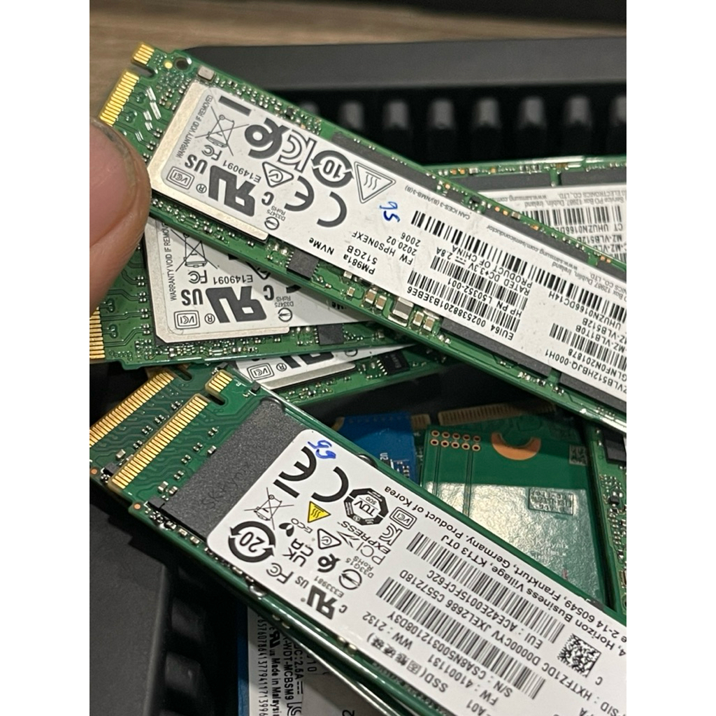 ssd nvme, sata, m2 512G hàng chuẩn zin