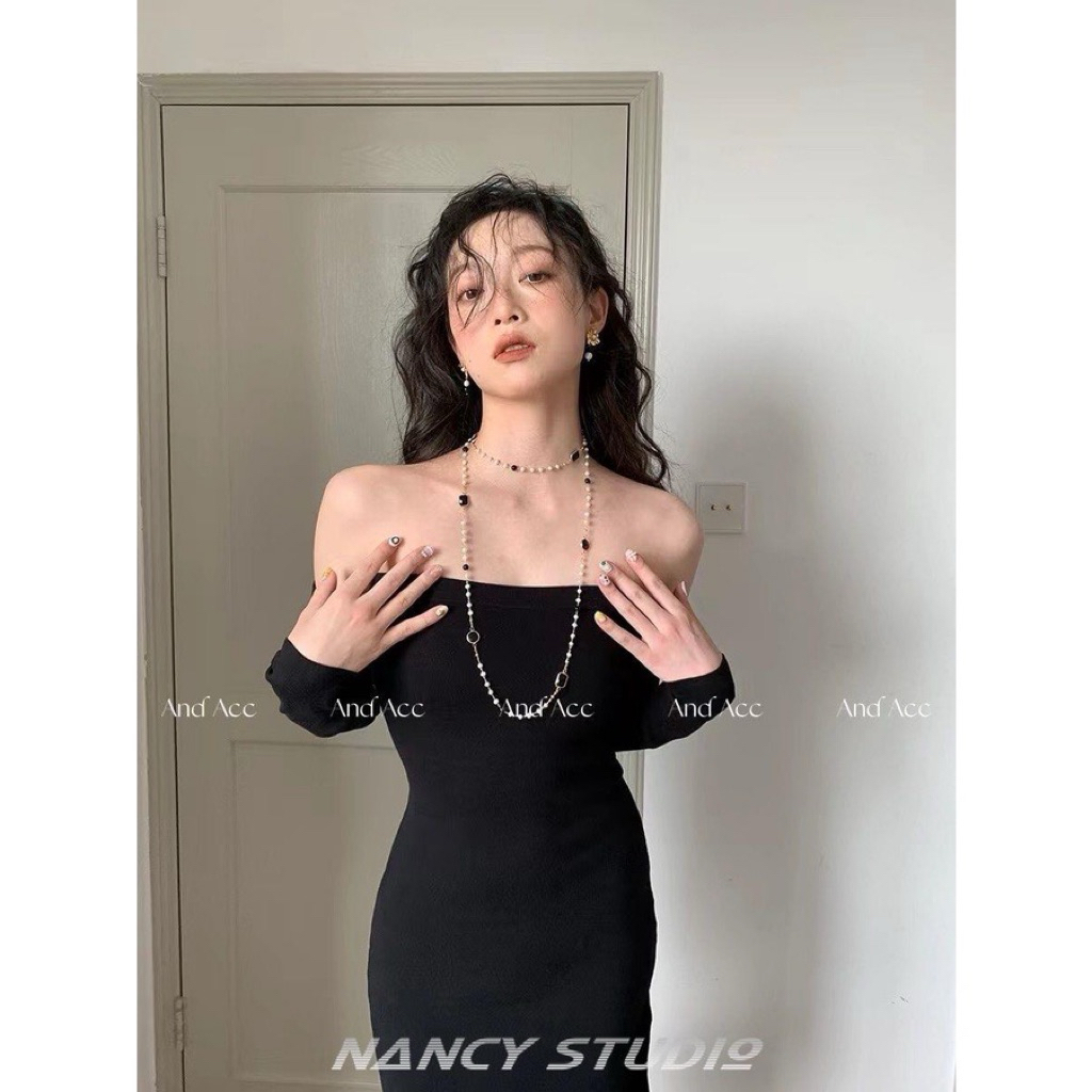 Pass dây chuyền dài nhiều lớp Nancy studio new