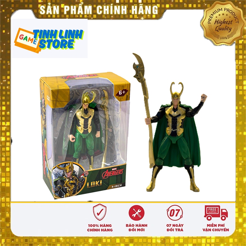 Mô hình Figure Marvel - Avengers -  Loki (4 Inch) - ZD Toys -  ZC30