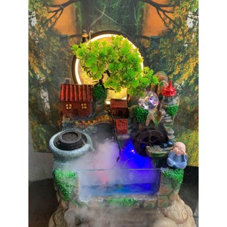 THÁC NƯỚC PHONG THUỶ -  BỂ CÁ NGÔI NHÀ NHỎ