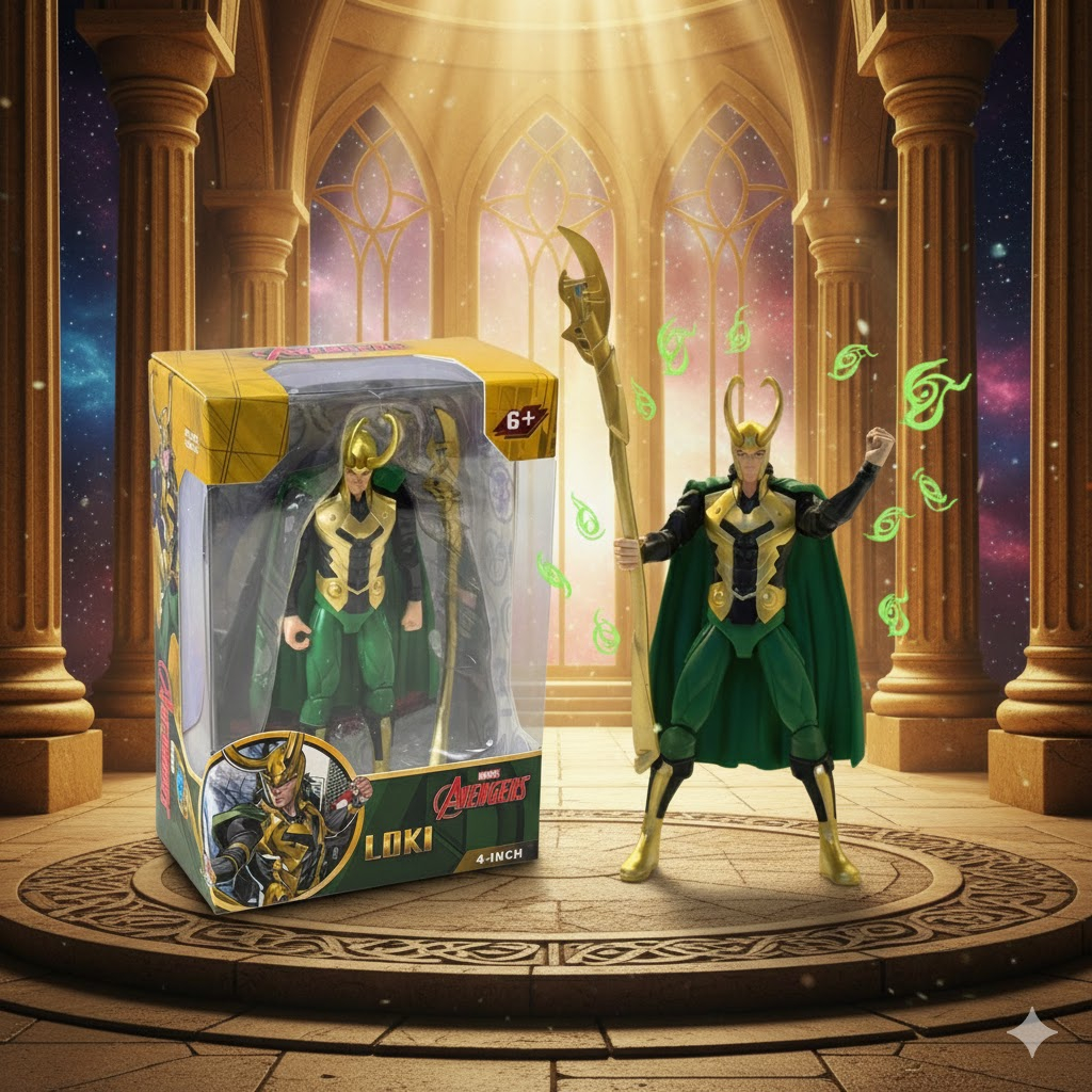 Figure Marvel Avengers Loki 4 Inch –  Chính Hãng ZD Toys ZC30