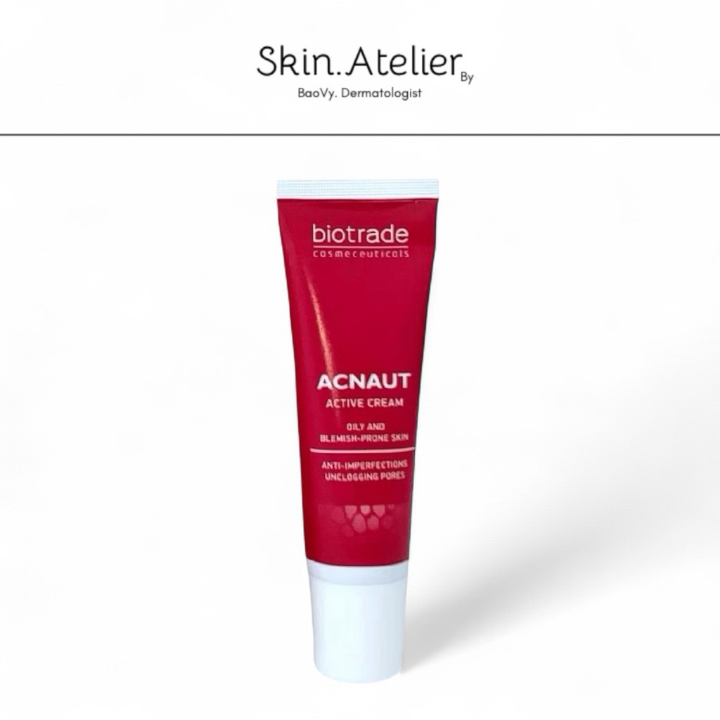 [HÀNG CÔNG TY]Kem chấm Mụn Biotrade Acnaut Active Cream giảm đỏ, mờ thâm Biotrade