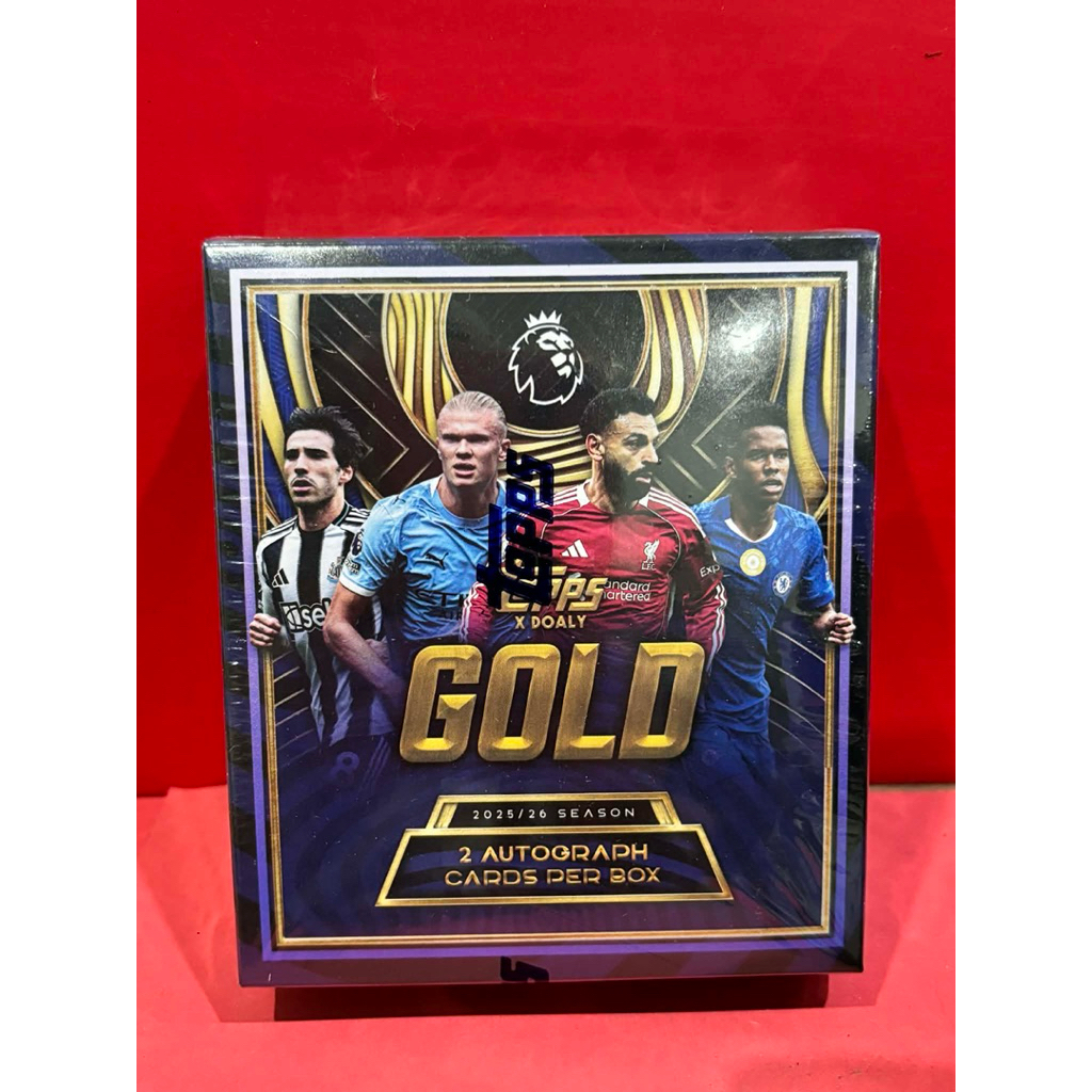 Hộp thẻ bóng đá Topps EPL Gold 2025/26 (2 Chữ ký)