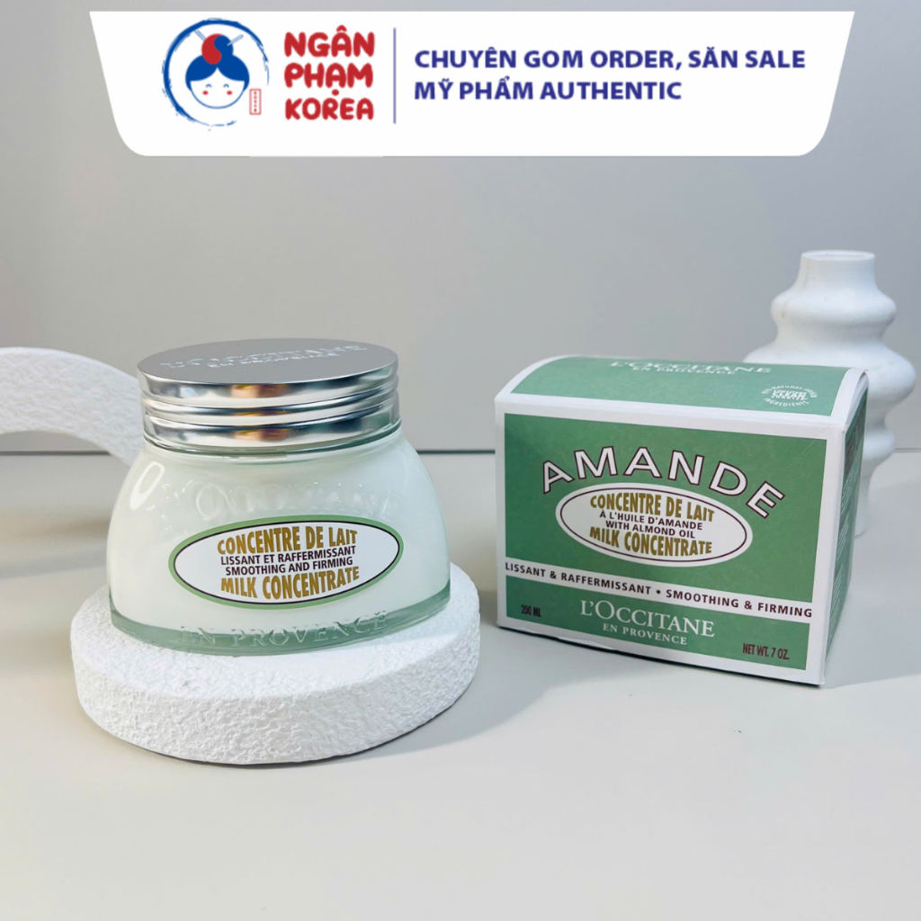 Dưỡng thể hạnh nhân Amande Milk Concentrate 200ml | Ngân Phạm Korea