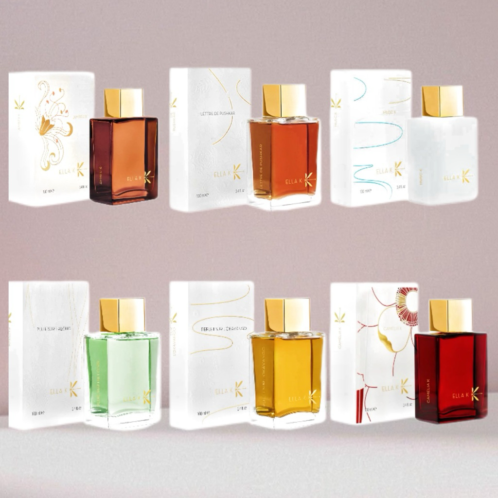 Nước hoa ELLA K | Amber K · Camelia K · Musc K · Pluie Sur Halong · Lettre de Pushkar · Reflet Sur L