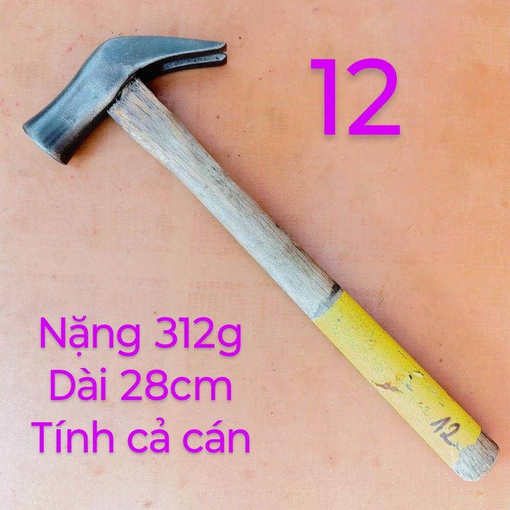 Búa đóng đinh, (loại có đầu nhổ đinh), hàng bãi Nhật.