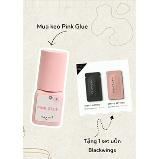 KEO nối mi khô nhanh 1s PINK GLUE - bền chắc như đổ bê-tông