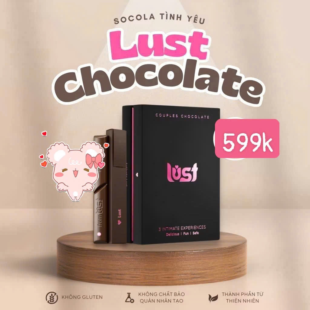 LUST CHOCOLATE I SOCOLA TĂNG CẢM XÚC TÌNH YÊU - CHE TÊN🔥❤️