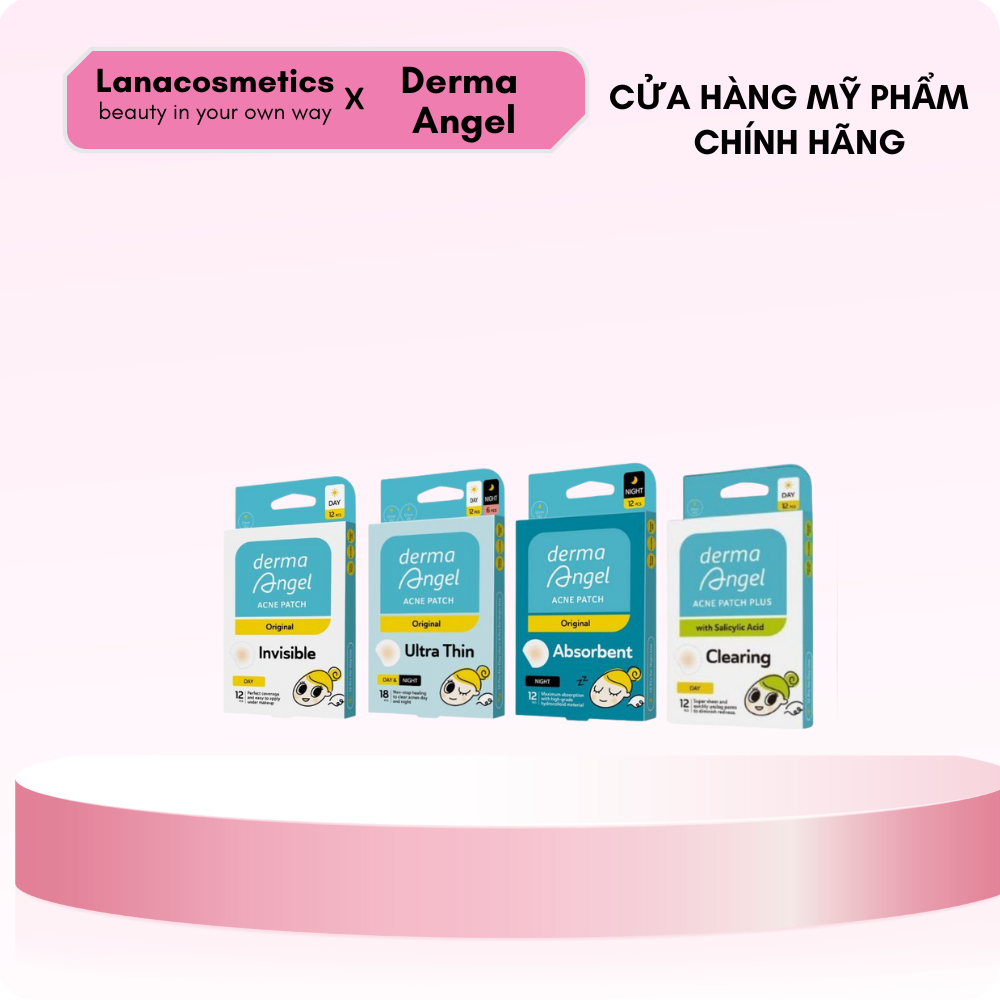 Miếng Dán Mụn Ngày Đêm Derma Angel Acne Patch