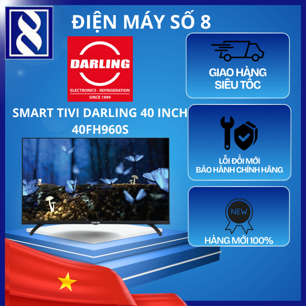 Điện Máy Số 8 | 40FH960S | Smart Tivi DARLING 40 Inch 40FH960S - Chính Hãng