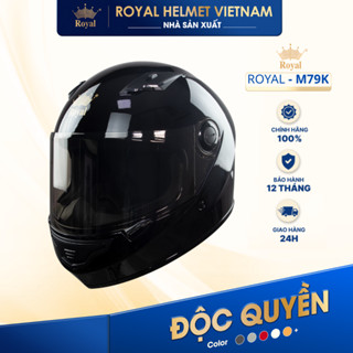 [NHÀ SẢN XUẤT] Mũ Bảo Hiểm Fullface Royal M79K Có Kính Chính Hãng, Đi Phượt Fullface Cao Cấp Cho Nam Nữ