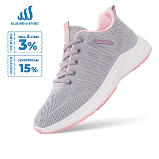 [TĂNG SIZE] Giày Thể Thao Nữ BLUEWIND Vải Dệt Kim Thoáng Khí Phù Hợp Đi Bộ, Tập Gym 68772