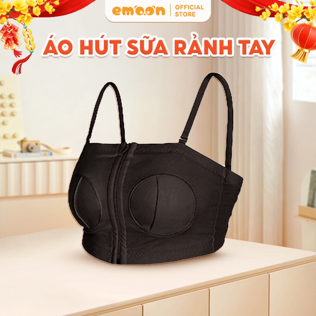 Áo hút sữa rảnh tay ôm trọn bầu ngực hút sữa dễ dàng cho mẹ chất vải mịn mát co dãn 4 chiều thấm hút mồ hôi