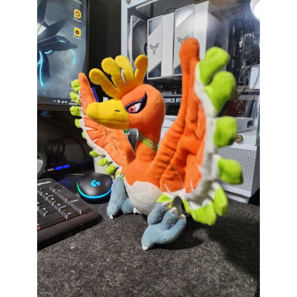 Gấu bông Pokemon Ho-oh Pocket, gấu bông 2hand, pokemon plush