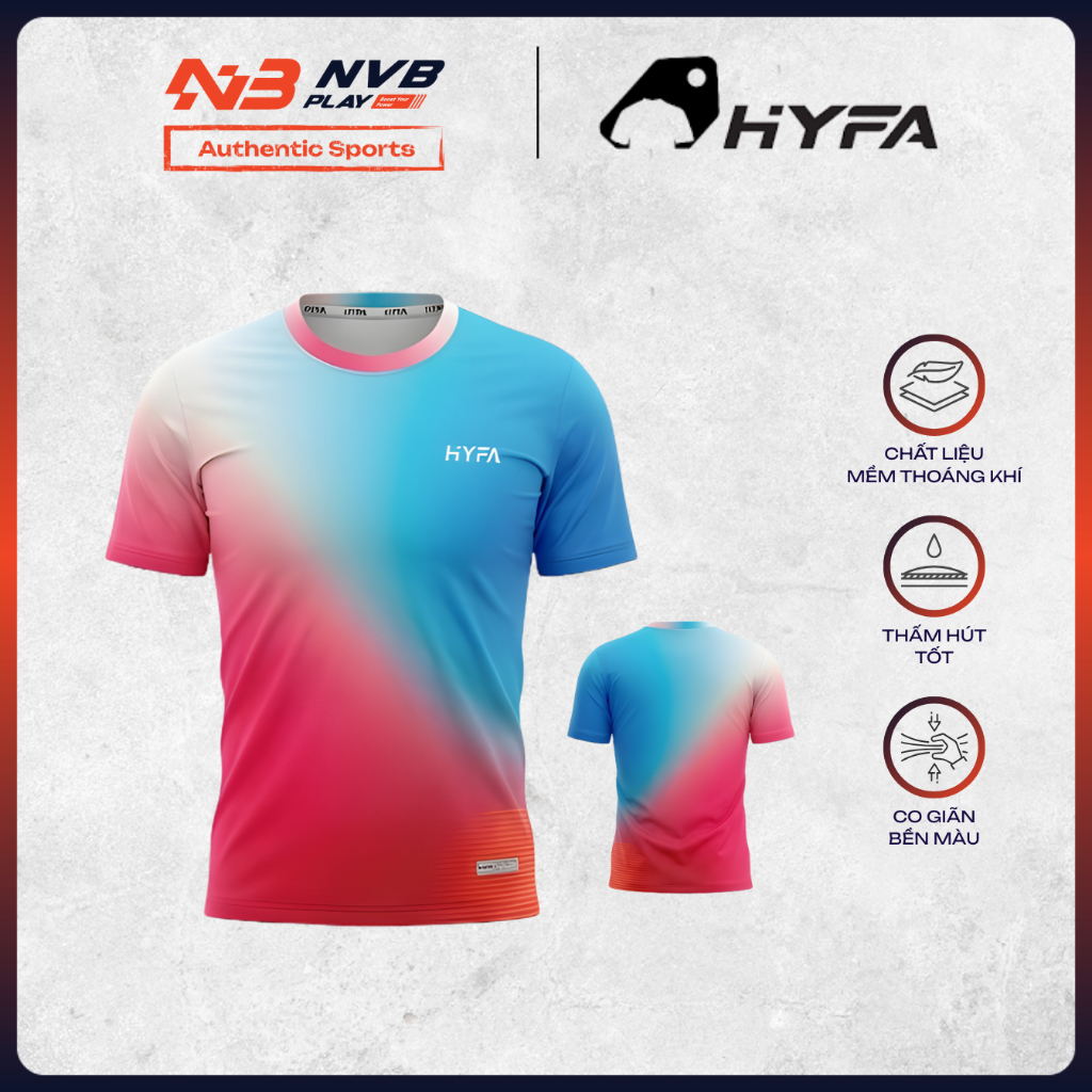 Áo Thể Thao Hyfa Flux - Thoáng Khí, Thấm Hút Tốt - Hàng Chính Hãng