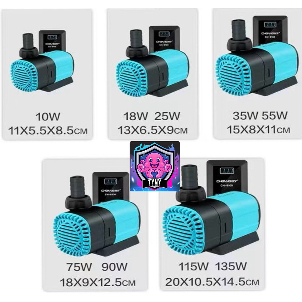 Máy Bơm DC Chaning chống giật - bơm cao cấp thế hệ mới cho hồ cá cảnh