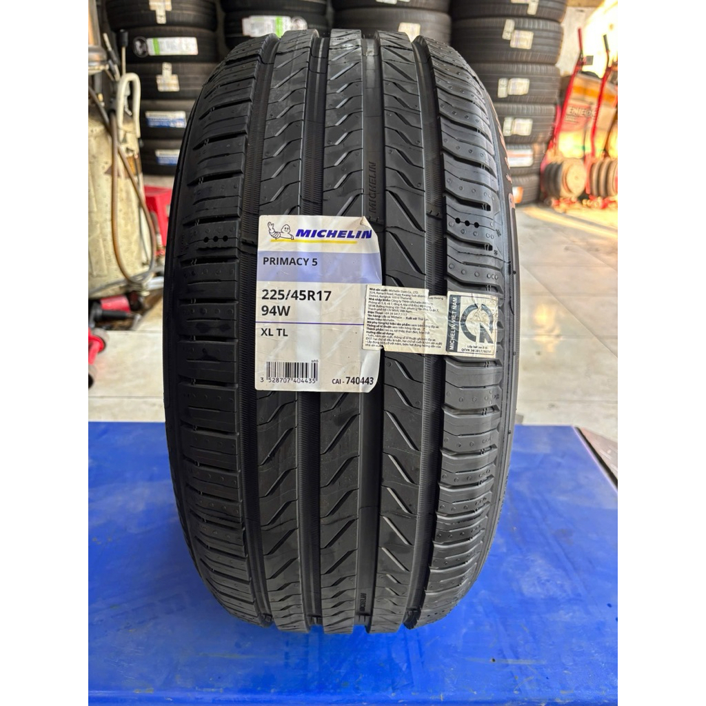 Lốp Michelin 225/45R17 Primacy 5 Nhập Thái Lan Mới 100% 2025