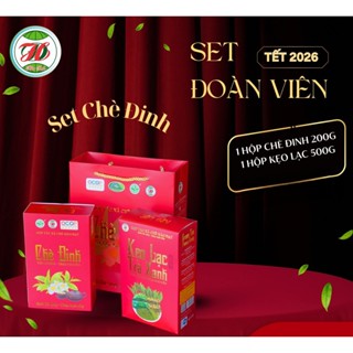 (SET QUÀ TẾT) Combo Chè ấm + Kẹo lạc Hảo Đạt, Tân Cương, Thái Nguyên