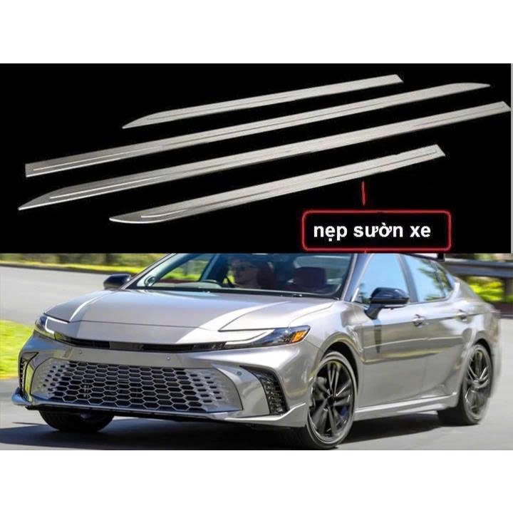 Bộ 4 Nẹp Cửa Trang Trí Toyota Camry 2025/2026 - Nẹp Sườn Camry 2025 2026