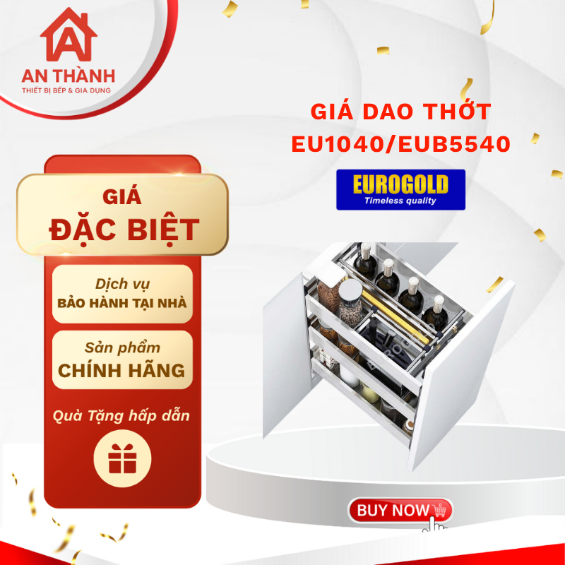 Giá Dao Thớt Đa Năng Eurogold EU1040/EUB5540 Lựa Chọn Phù Hợp Cho Nhà Bếp