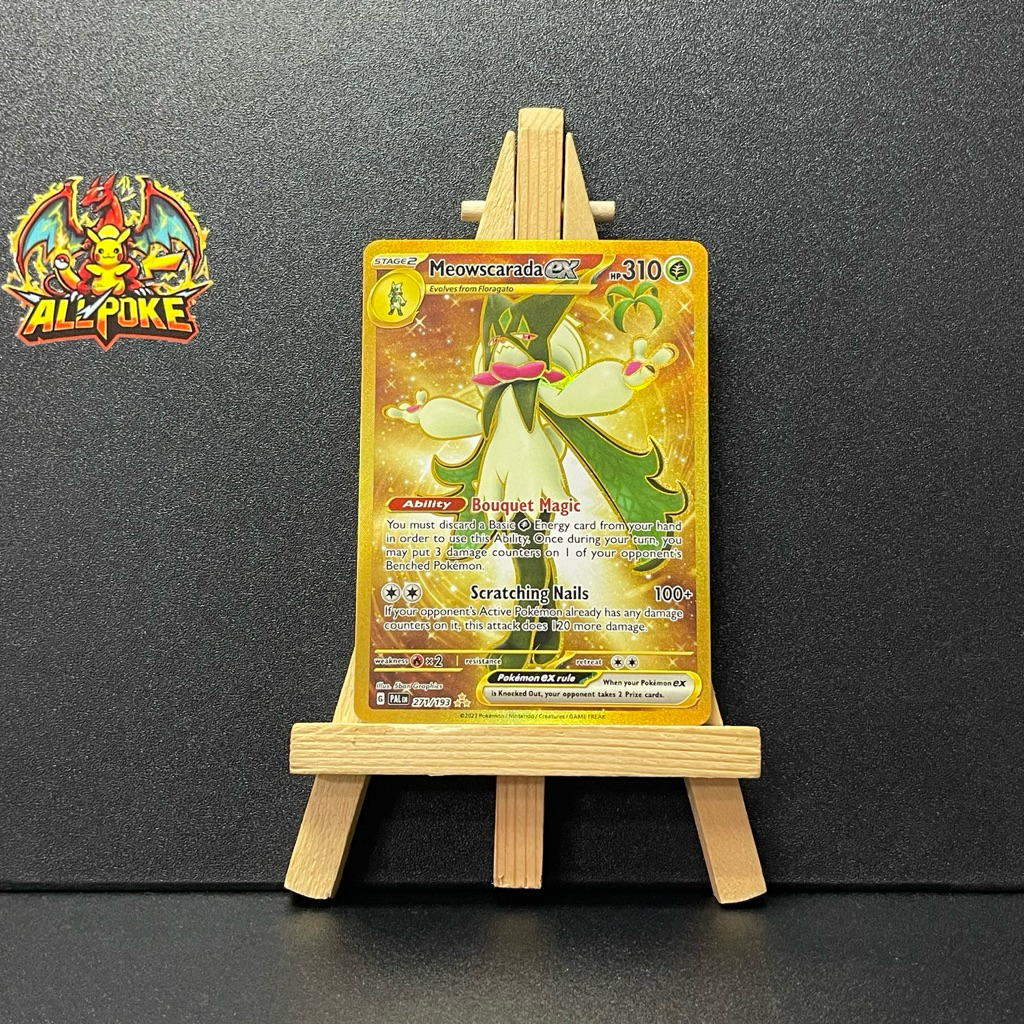 [ AllPoke ] Thẻ Bài Pokemon TCG,Meowscarada ex - 271/193 -M-NM