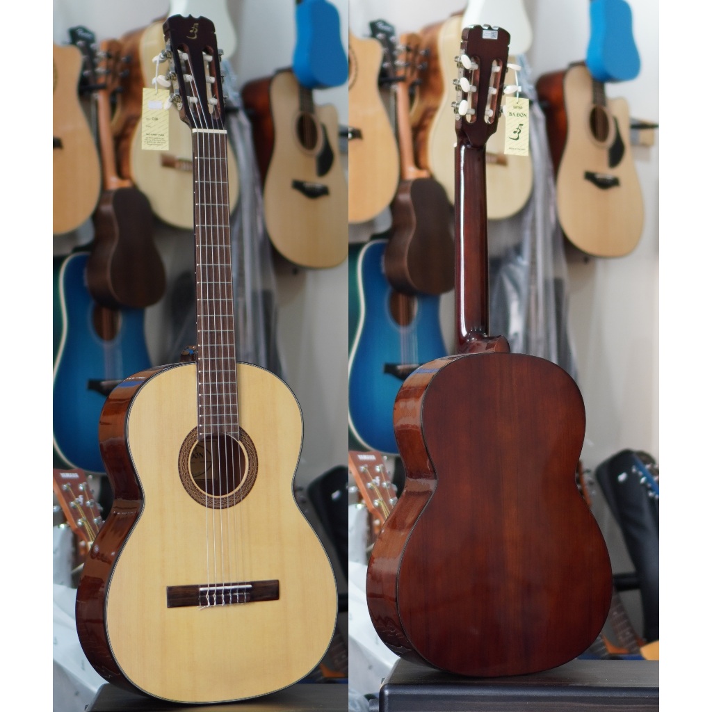 Guitar Classic Ba Đờn C100 C100J Full Gỗ Thịt, Tặng Full Phụ Kiện + Khoá Học Guitar Cơ Bản