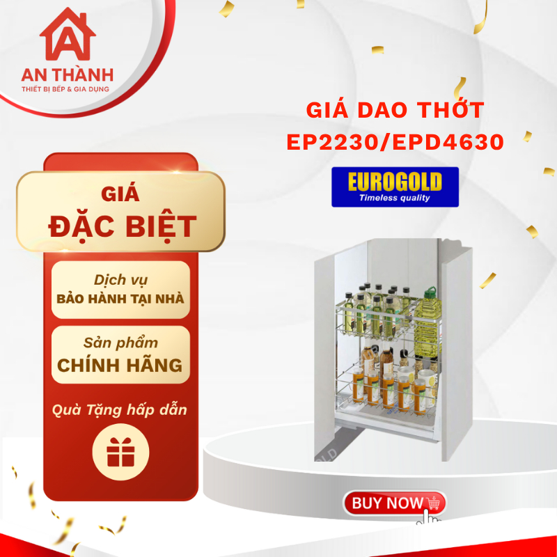 Giá gia vị Eurogold EP2230/EPD4630 Phù Hợp Nhiều Không Gian Bếp