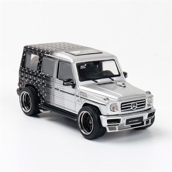 Mô hình xe ô tô Mercedes-Benz G63 Star Shine Modification bằng kim loại tỉ lệ 1:64 LMF OT64550