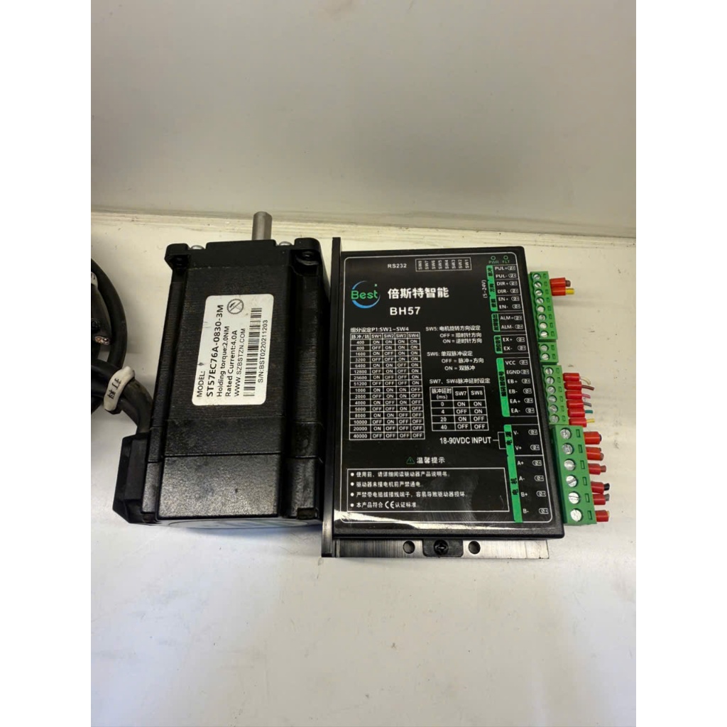 Bộ Hybrid Step Servo  BEST   BH57 hàng tháo máy, step 57 có encoder Best