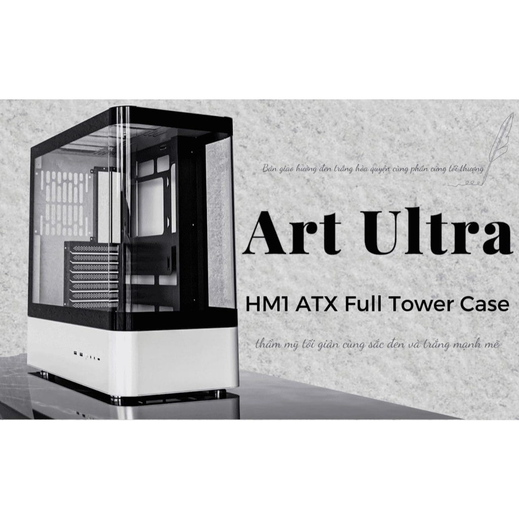 VỎ CASE QC.ART ULTRA HM1 White (MATX)