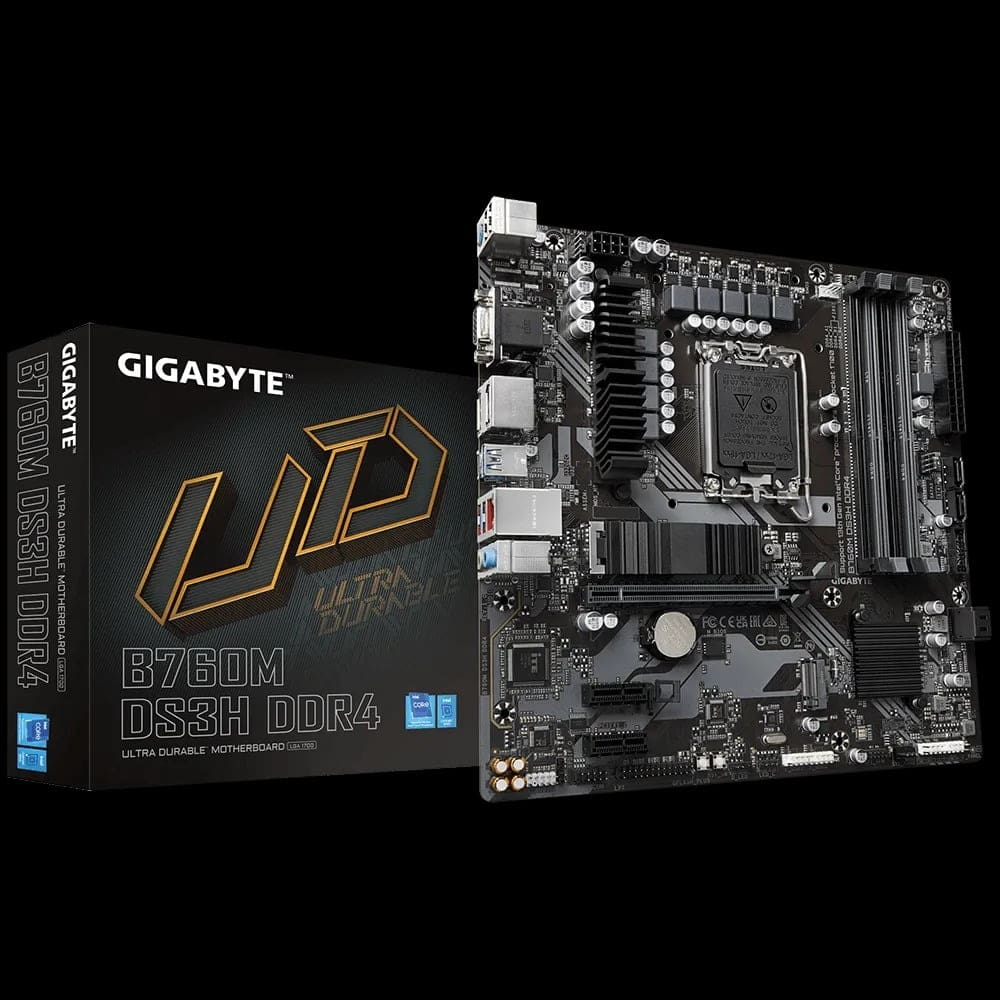 Bo mạch chủ Gigabyte B760M DS3H DDR4 | New - Chính Hãng BH 36T