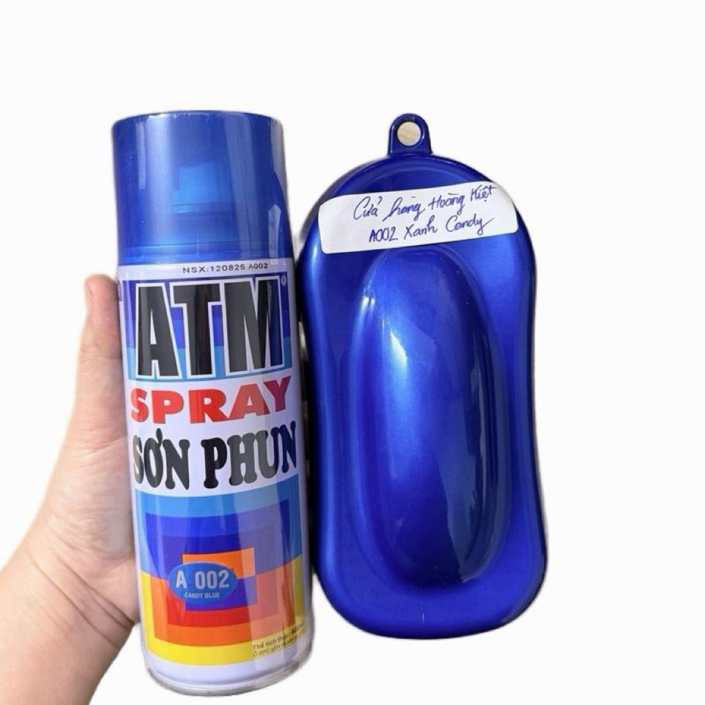Sơn Xịt Màu Xanh Candy A002 (Candy blue)