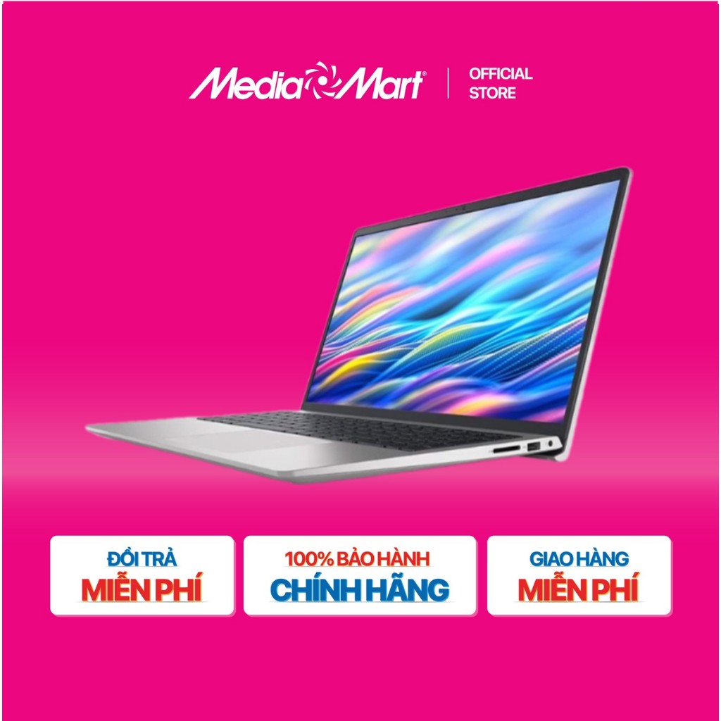 Laptop Dell 15 DC15250 DC5I7748W1-Silver /i7-1355U/16GB /512GBSSD/ 15.6FHD