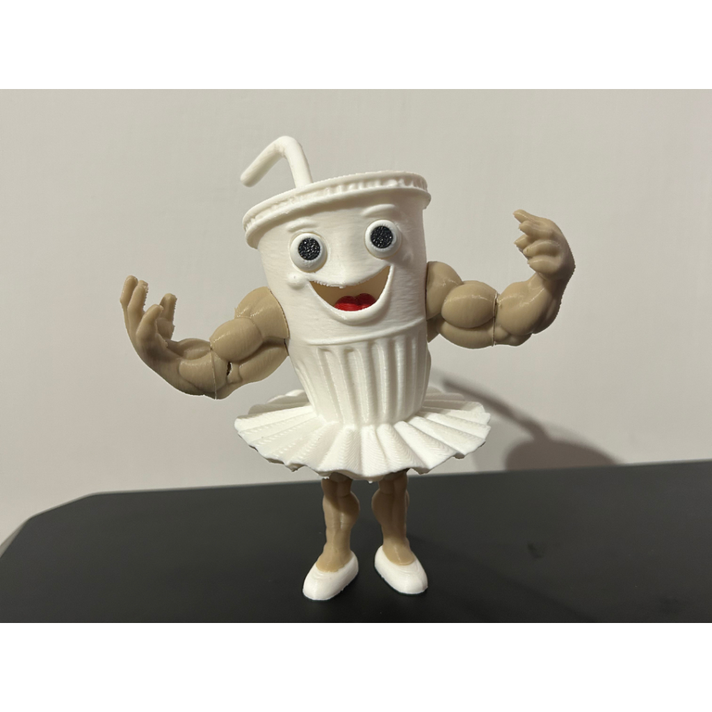 Mô hình Ballerino Lololo được in 3D, một nhân vật meme, đồ chơi trưng bày