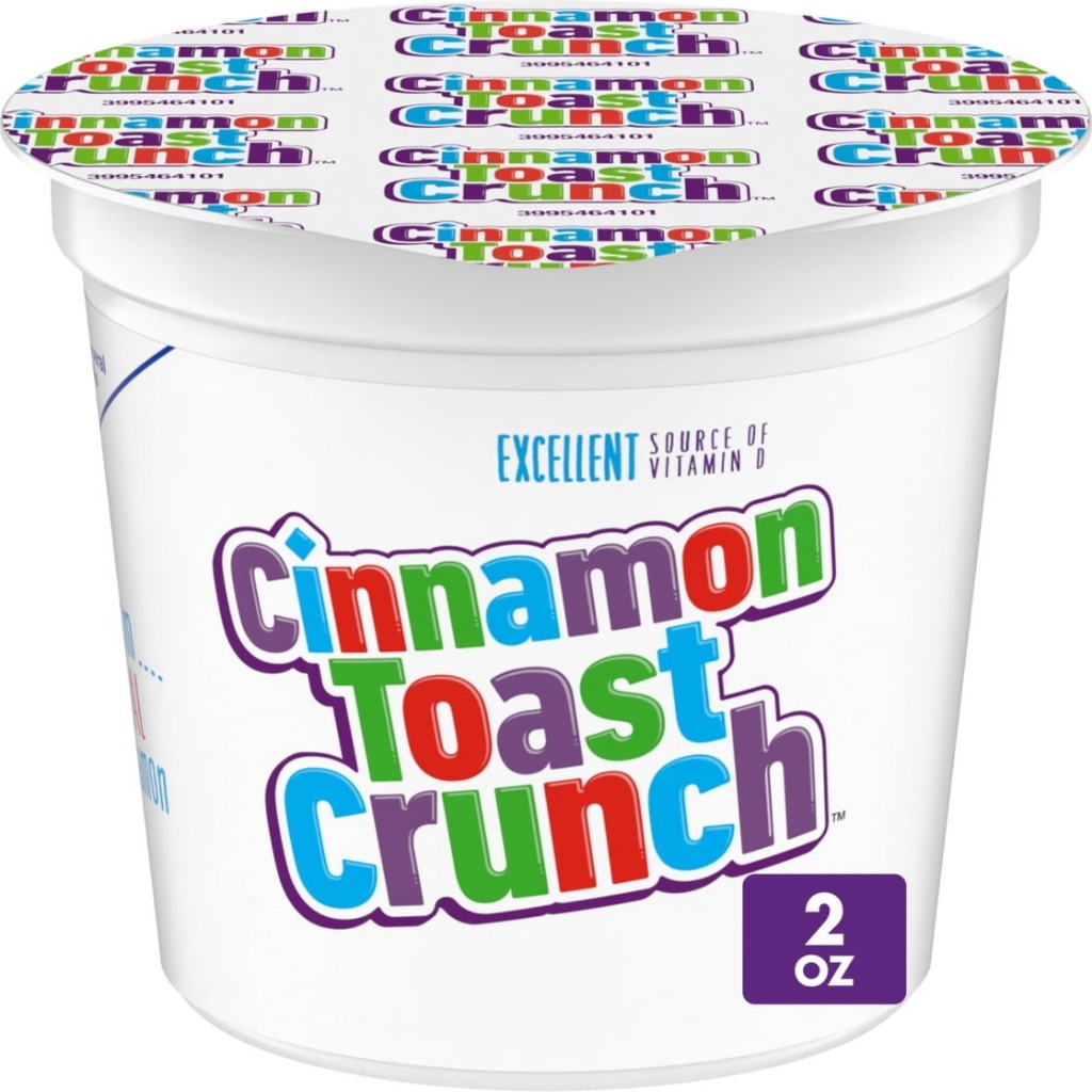 [HÀNG MỸ] Ngũ Cốc Cinnamon Toast Crunch Cốc Ăn Liền 2oz – Vị Quế Ngọt Thơm