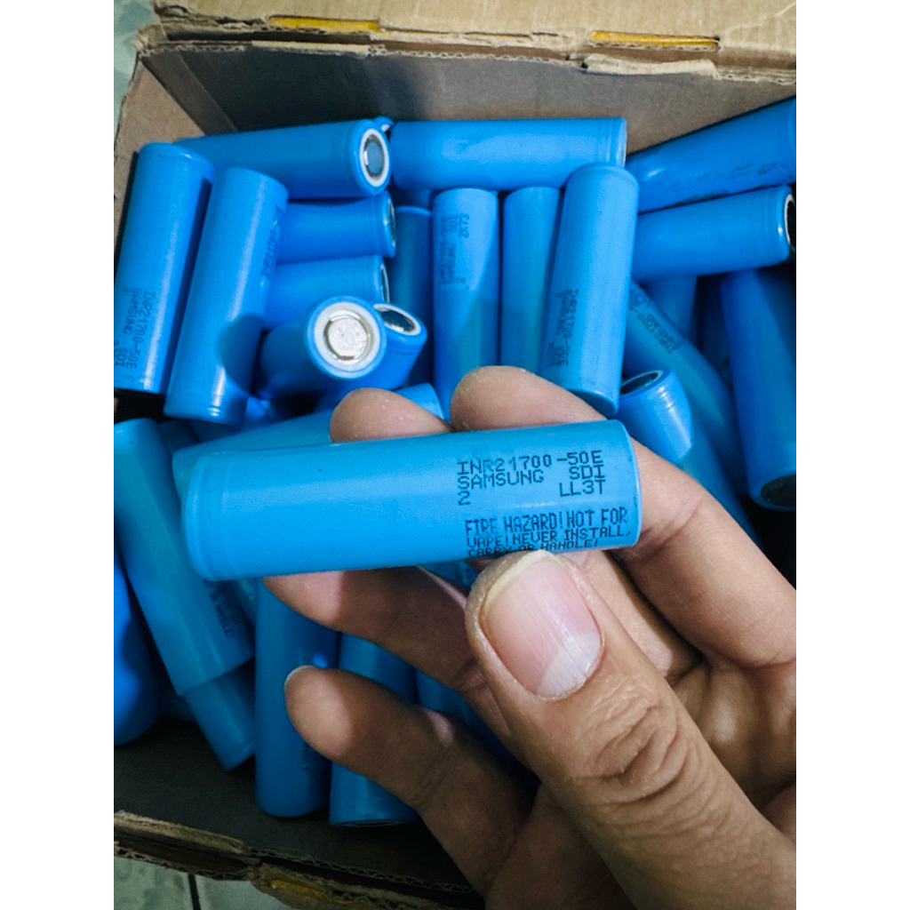 Pin 21700 sam sung 50e hàng tháo khối 5000mah