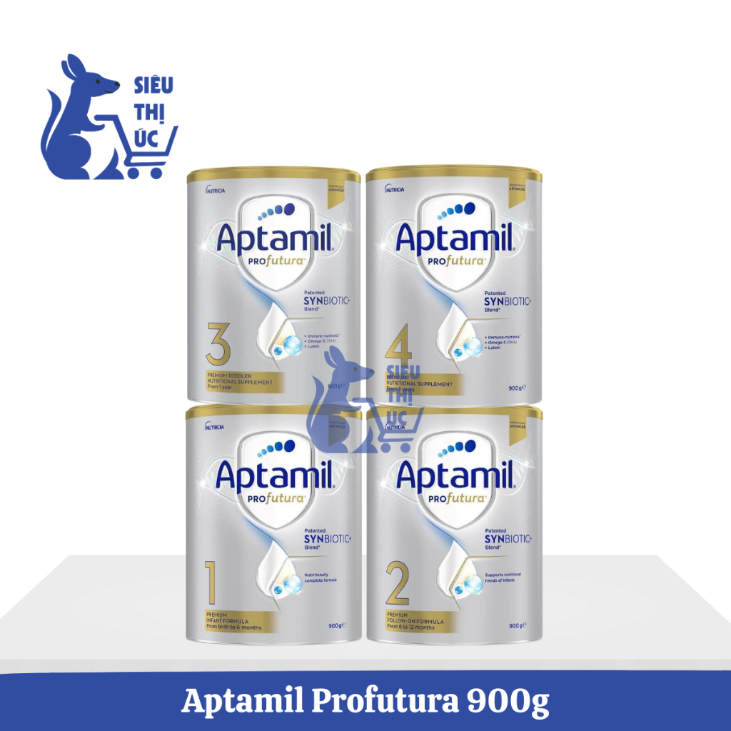 Sữa Aptamil Profutura Số 1-2-3-4 900g [Chính Hãng Úc]