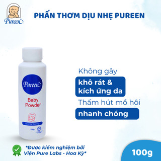 Phấn thơm dịu nhẹ Pureen - Hạn chế kích ứng - 50g/100g