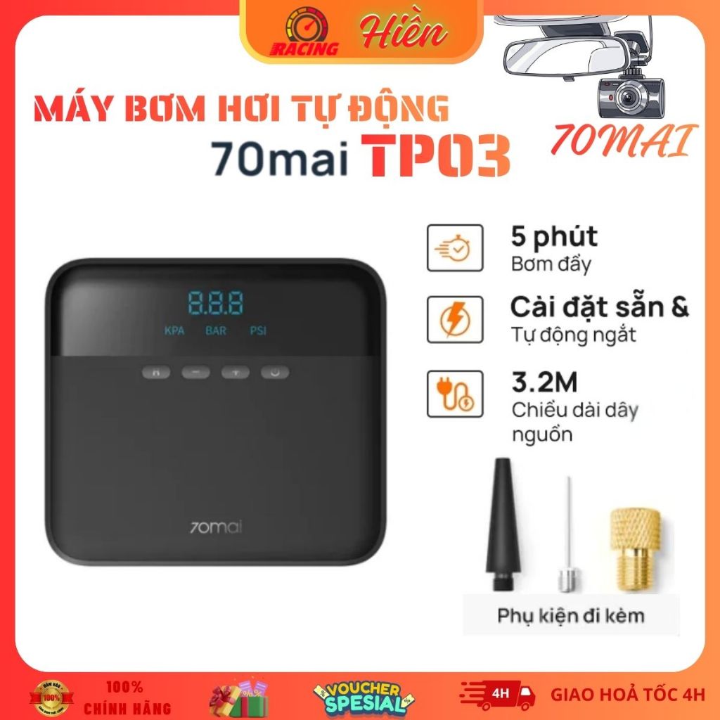 Máy Bơm Lốp Ô Tô 70MAI Midrive TP03