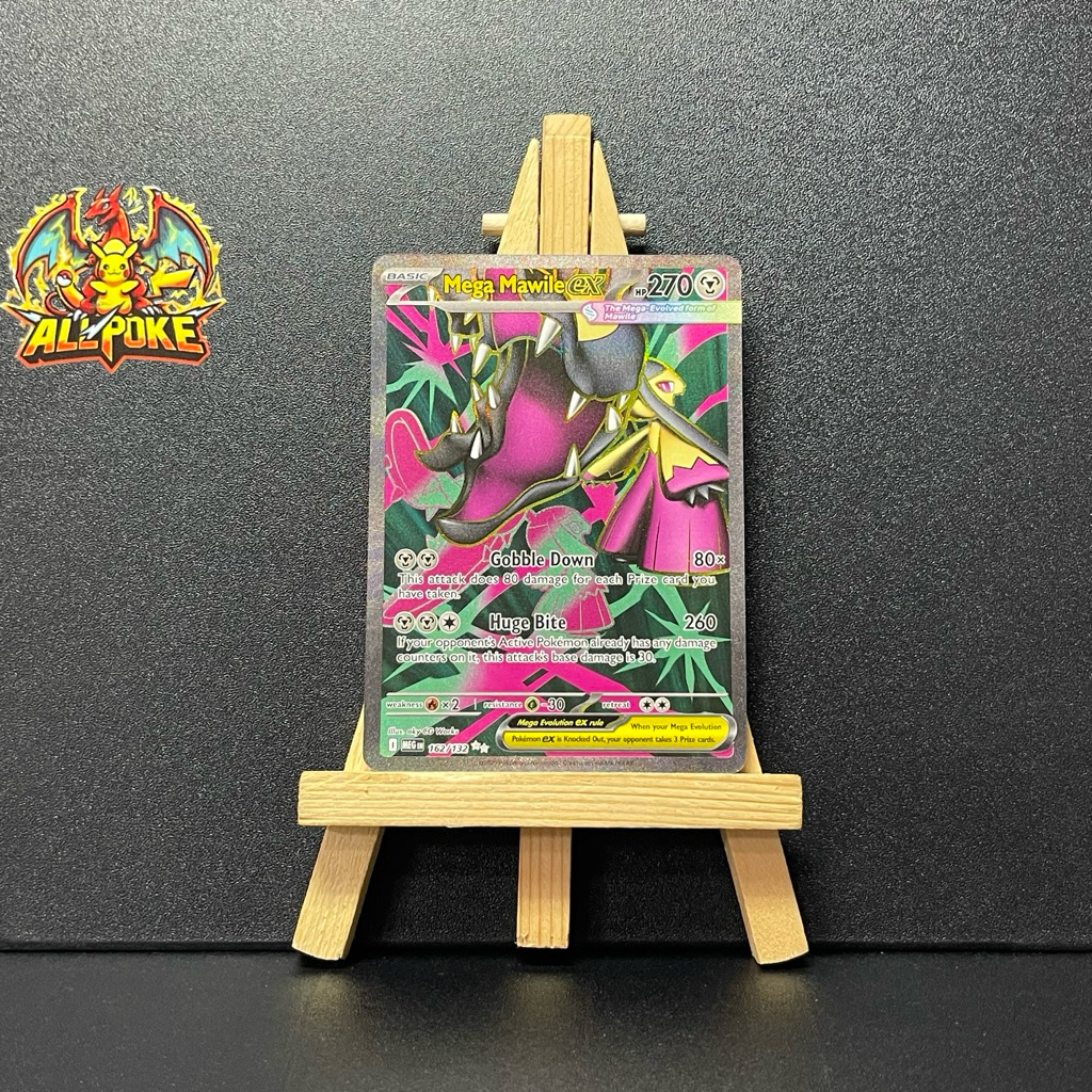 [ AllPoke ] Thẻ Bài Pokemon TCG Mega Mawile ex - 162/132 -M-NM