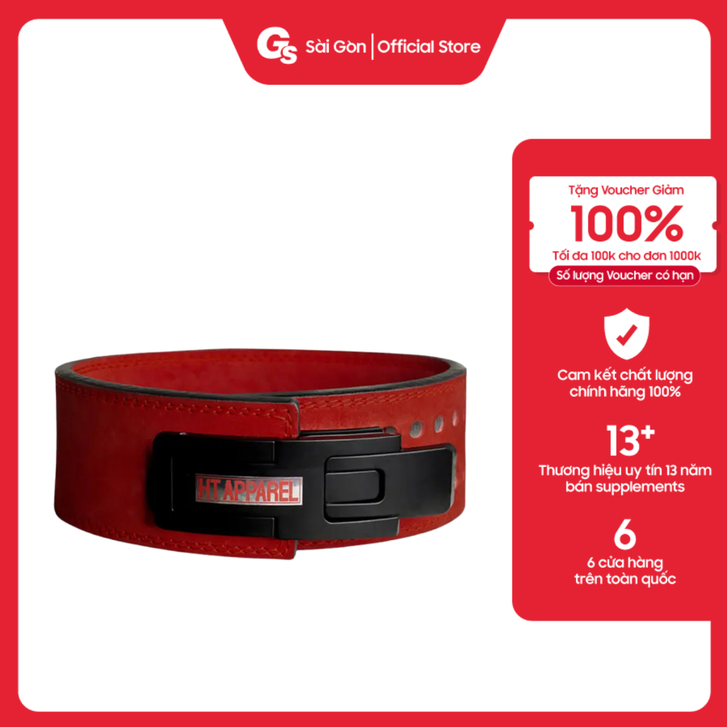 Đai lưng tập gym khóa lẫy HT Apparel Lever Belt - Gymstore